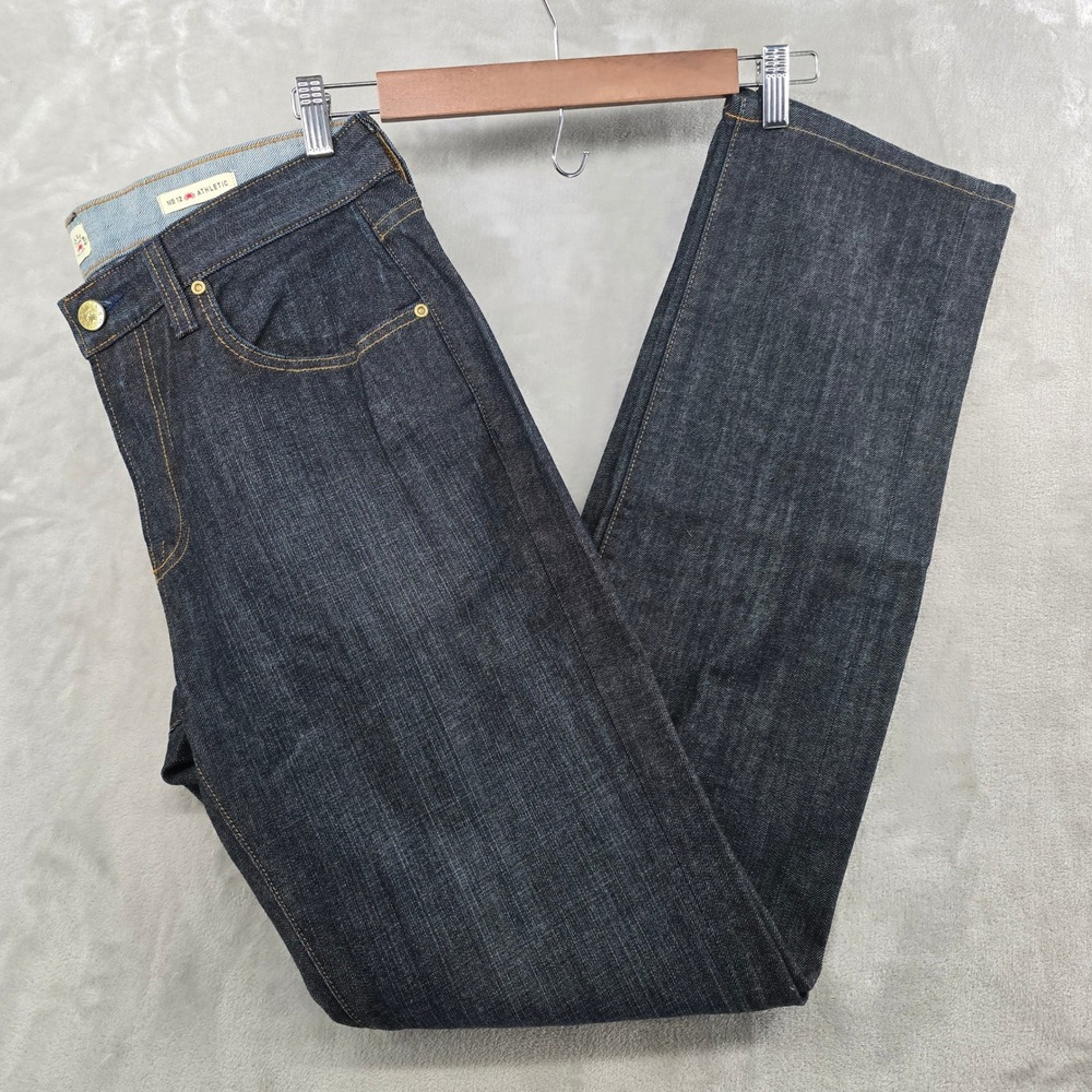 Agave Denim Jeans Mens 31x35 Dark Indigo No 12 Athletic Fit Leucadia Flex USA